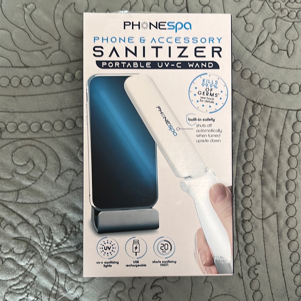 New in sealed box / Phonespa Phone & Accessary Sanitizer Wand